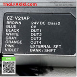 (C)Used, CZ-V21AP Color discrimination sensor Amplifier, แอมพลิฟายเออร์เซนเซอร์แยกแยะสี สเปค 0.4m, KEYENCE