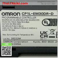 (C)Used, CP1L-EM30DR-D CPU Module, ซีพียูโมดูล สเปค DC24V Ver.1.1, OMRON