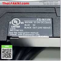 (A)Unused, FS-N11N Digital fiber senser, ดิจิตอลไฟเบอร์เซนเซอร์ สเปค -, KEYENCE