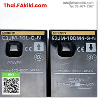 (C)Used, E3JM-10M4-G-N Photoelectronic Sensor, โฟโต้อิเล็กทริค เซ็นเซอร์ สเปค AC24-240V, OMRON