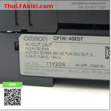 (B)Unused*, CP1W-40EDT PLC I/O Module, PLC I/O Module DC24V specs, OMRON 