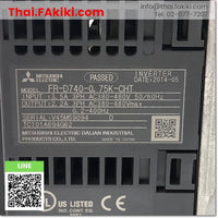 (C)Used, FR-D740-0.75K-CHT Inverter, อินเวอร์เตอร์ สเปค 3PH AC400V, MITSUBISHI