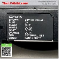 (C)Used, CZ-V21A Color discrimination sensor Amplifier, แอมพลิฟายเออร์เซนเซอร์แยกแยะสี สเปค -, KEYENCE