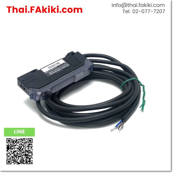(C)Used, FS-V21 Fiber Optic Sensor Amplifier, ไฟเบอร์แอมพลิฟายเออร์ สเปค 1.7m, KEYENCE
