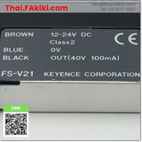 (C)Used, FS-V21 Fiber Optic Sensor Amplifier, Fiber Amplifier Spec 1.7m, KEYENCE 