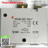 (D)Used*, VP542R-5GZ1-02A-F 3-port solenoid valve, โซลินอยด์วาล์ว 3 พอร์ต สเปค DC24V, SMC