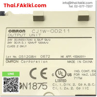 (D)Used*, CJ1W-OD211 Transistor Output Module, เอ้าท์พุทโมดูล สเปค 16points, OMRON