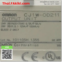 (C)Used, CJ1W-OD211 Transistor Output Module, เอ้าท์พุทโมดูล สเปค 16points, OMRON