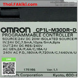 (D)Used*, CP1L-M30DR-D CPU Module, ซีพียูโมดูล สเปค Ver.1.1, OMRON