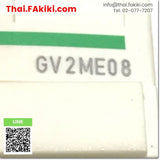 (C)Used, GV2ME08 Motor Circuit Breakers, มอเตอร์เซอร์กิตเบรกเกอร์ สเปค 3p 2.5-4A (White), SCHNEIDER