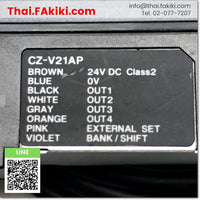 (C)Used, CZ-V21AP Color discrimination sensor Amplifier, แอมพลิฟายเออร์เซนเซอร์แยกแยะสี สเปค -, KEYENCE