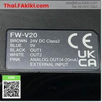 (C)Used, FW-V20 Ultrasonic Sensor Amplifier, อัลตราโซนิกเซนเซอร์แอมพลิฟายเออร์ สเปค -, KEYENCE