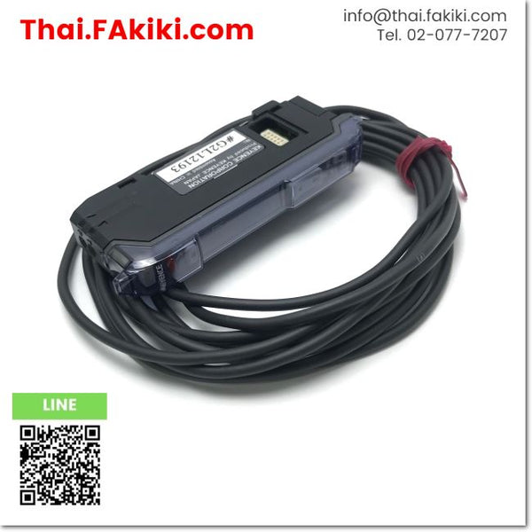 (C)Used, FS-V32 Fiber Optic Sensor Amplifier, ไฟเบอร์แอมพลิฟายเออร์ สเปค 2.2m, KEYENCE