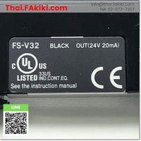 (C)Used, FS-V32 Fiber Optic Sensor Amplifier, ไฟเบอร์แอมพลิฟายเออร์ สเปค 2.2m, KEYENCE