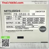 (D)Used*, FR-S520-0.1K Inverter, อินเวอร์เตอร์ สเปค 0.1kW, MITSUBISHI