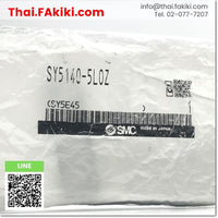 (A)Unused, SY5140-5L0Z 5-Port Solenoid Valve, โซลินอยด์วาล์ว 5 พอร์ต สเปค DC24V φ6, SMC