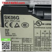 (C)Used, SK06G-E10 Electromagnetic Contactor, แมกเนติกคอนแทคเตอร์ สเปค 1a, FUJI