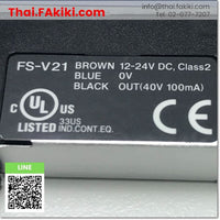 (C)Used, FS-V21 Fiber Optic Sensor Amplifier, ไฟเบอร์แอมพลิฟายเออร์ สเปค -, KEYENCE