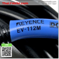 (C)Used, EV-112M Proximity Sensor, พร็อกซิมิตี้เซนเซอร์ สเปค M12 NO 5m, KEYENCE