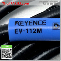 (C)Used, EV-112M Proximity Sensor, พร็อกซิมิตี้เซนเซอร์ สเปค M12 NO 5m, KEYENCE