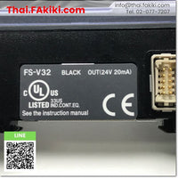 (C)Used, FS-V32 Fiber Optic Sensor Amplifier, ไฟเบอร์แอมพลิฟายเออร์ สเปค -, KEYENCE