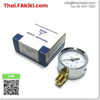 (A)Unused, 50A-N01N Pressure gauge, เกจวัดความดัน สเปค R1/4, NISSHIN GAUGE