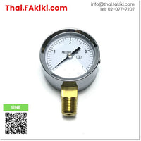 (A)Unused, 50A-N01N Pressure gauge, เกจวัดความดัน สเปค R1/4, NISSHIN GAUGE