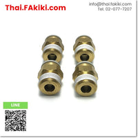(B)Unused*, KQ2H10-03AS One-touch fitting, ฟิตติ้ง สเปค φ10　R3/8 4pcs/pack, SMC