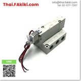 (C)Used, SY7140-5LZ 5 port solenoid valve, โซลินอยด์วาล์ว 5 พอร์ต สเปค DC24V, SMC