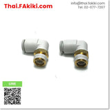 (C)Used, KQ2L06-01AS One-Touch Fitting, ฟิตติ้ง สเปค 2pcs  /pack, SMC