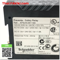 (C)Used, XPSAK351144  Safety Relay, เซฟตี้รีเลย์ สเปค DC24V, SCHNEIDER