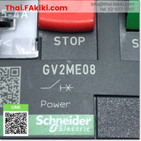 (A)Unused, GV2ME08 Motor Circuit Breakers, มอเตอร์เซอร์กิตเบรกเกอร์ สเปค 3p 2.5-4A (Black), SCHNEIDER