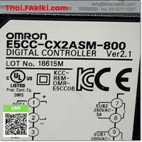 (D)Used*, E5CC-CX2ASM-800 Digital Temperature Controllers, เครื่องควบคุมอุณหภูมิ สเปค AC100-240V Ver2.1, OMRON