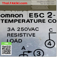 (D)Used*, E5C2-R20G Temperature Controller, เครื่องควบคุมอุณหภูมิ สเปค AC100V DIN48 x 48mm, OMRON