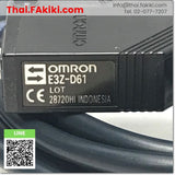 (C)Used, E3Z-D61 Photoelectronic Sensor, โฟโต้อิเล็กทริค เซ็นเซอร์ สเปค 1.9m, OMRON