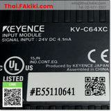 (C)Used, KV-C64XC Extension Input Module, โมดูลอินพุตส่วนขยาย สเปค 64points, KEYENCE