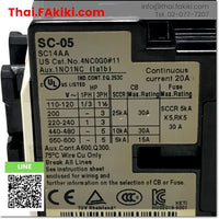 (D)Used*, SC-05 Electromagnetic Contactor, แมกเนติกคอนแทคเตอร์ สเปค AC200V 1a1b, FUJI