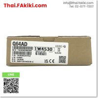 (A)Unused, Q64AD Analog-Digital Converter Module type, ประเภทโมดูลตัวแปลงอนาล็อก-ดิจิตอล สเปค 4ch, MITSUBISHI