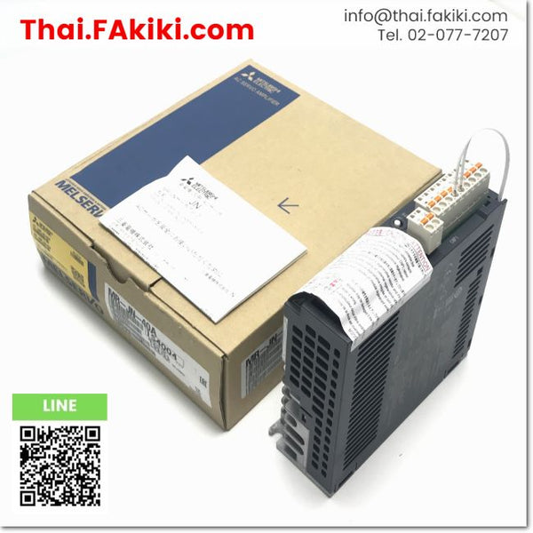 (A)Unused, MR-JN-40A Servo Amplifier, servo drive control unit spec AC200V 0.4kW, MITSUBISHI 