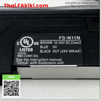 (D)Used*, FS-N11N Digital Fiber Optic Sensor Amplifier, Digital Fiber Optic Sensor Amplifier Specs 1.4m, KEYENCE 