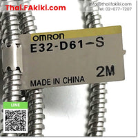 (C)Used, E32-D61-S Optic Sensors, ไฟเบอร์เซนเซอร์ สเปค 2m, OMRON
