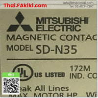 (C)Used, SD-N35 Electromagnetic Contactor, แมกเนติกคอนแทคเตอร์ สเปค DC24V 2a 2b, MITSUBISHI