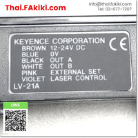 (A)Unused, LV-21A Laser sensor Amplifier, เลเซอร์เซ็นเซอร์ สเปค -, KEYENCE