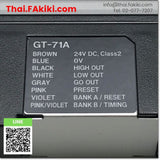 (A)Unused, GT-71A Digital Sensor Amplifier, ดิจิตอลเซนเซอร์แอมพลิฟายเออร์ สเปค -, KEYENCE