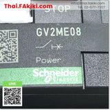 (A)Unused, GV2ME08 motor protector, ตัวป้องกันมอเตอร์ สเปค 3p 2.5-4A (Black), SCHNEIDER