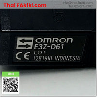 (C)Used, E3Z-D61 Photoelectronic Sensor, โฟโต้อิเล็กทริค เซ็นเซอร์ สเปค 2m, OMRON