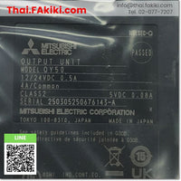 (A)Unused, QY50 Transistor Output Module, output module spec 16points, MITSUBISHI 