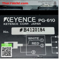 (C)Used, PG-610 Photoelectric Sensor Amplifier, โฟโตอิเล็กทริคเซนเซอร์ชนิดแอมพลิฟายเออร์ สเปค -, KEYENCE