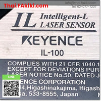 (D)Used*, IL-100 Laser sensor Head, หัวเซนเซอร์เลเซอร์ สเปค -, KEYENCE