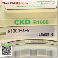 (D)Used*, R1000-6-W Regulator, เรกูเลเตอร์ สเปค Rc1/8, CKD